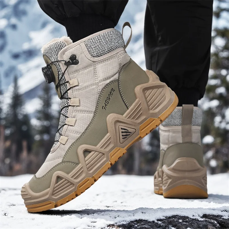 Outdoor Sports Leisure - Sepatu Bot Taktis Tempur Pria Berbulu