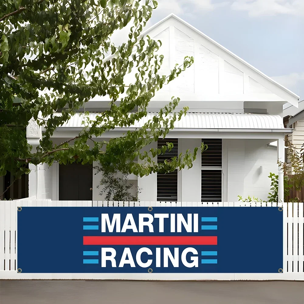 Outdoor Sport Club - 60X240Cm Spanduk MARTINIs Bendera Lukisan Mobil