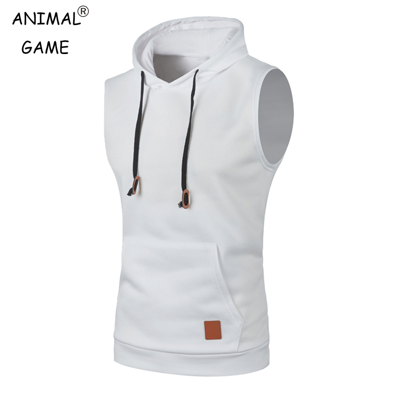 Outdoor Sport Hoodie - Hoodie tanpa lengan pria, kaus Tank