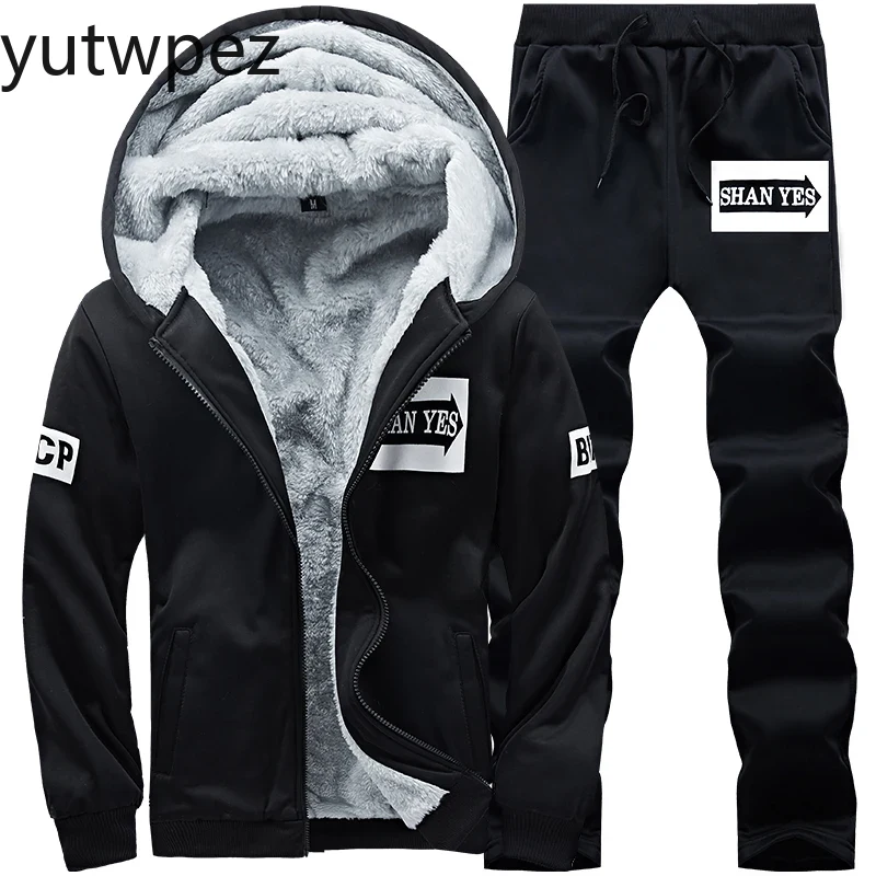 Outdoor Sport Hoodie - Setelan Olahraga Pria Musim Dingin Plus