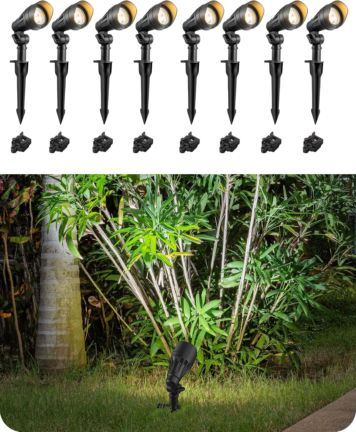 Outdoor Spotlight - Lampu Sorot Tegangan Rendah dengan Casing