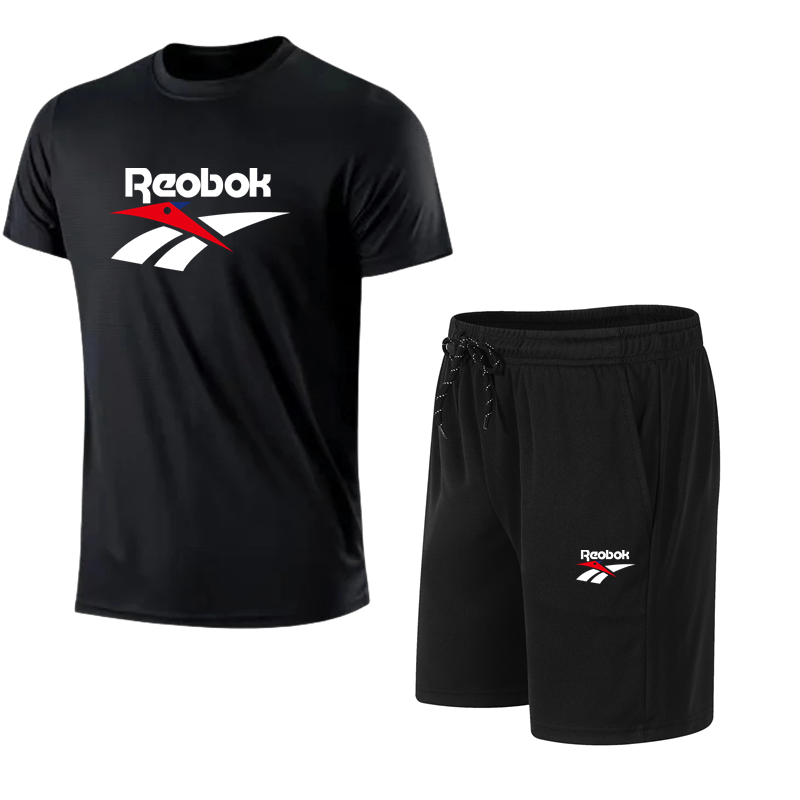 Outdoor Sport Leisure - Setelan Kaos Pria Musim Panas dengan