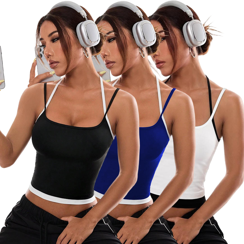 Outdoor Sport News - Atasan Halter Ketat Seksi Wanita Model