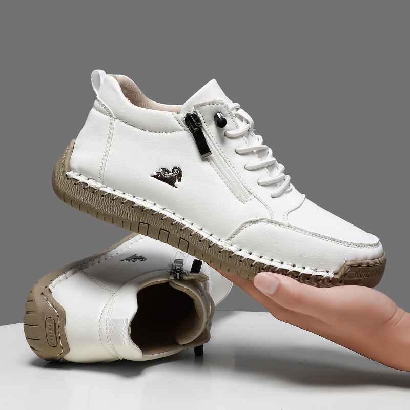 Outdoor Sport Leisure - Sepatu Sneakers Wanita Sepatu Kasual Kulit