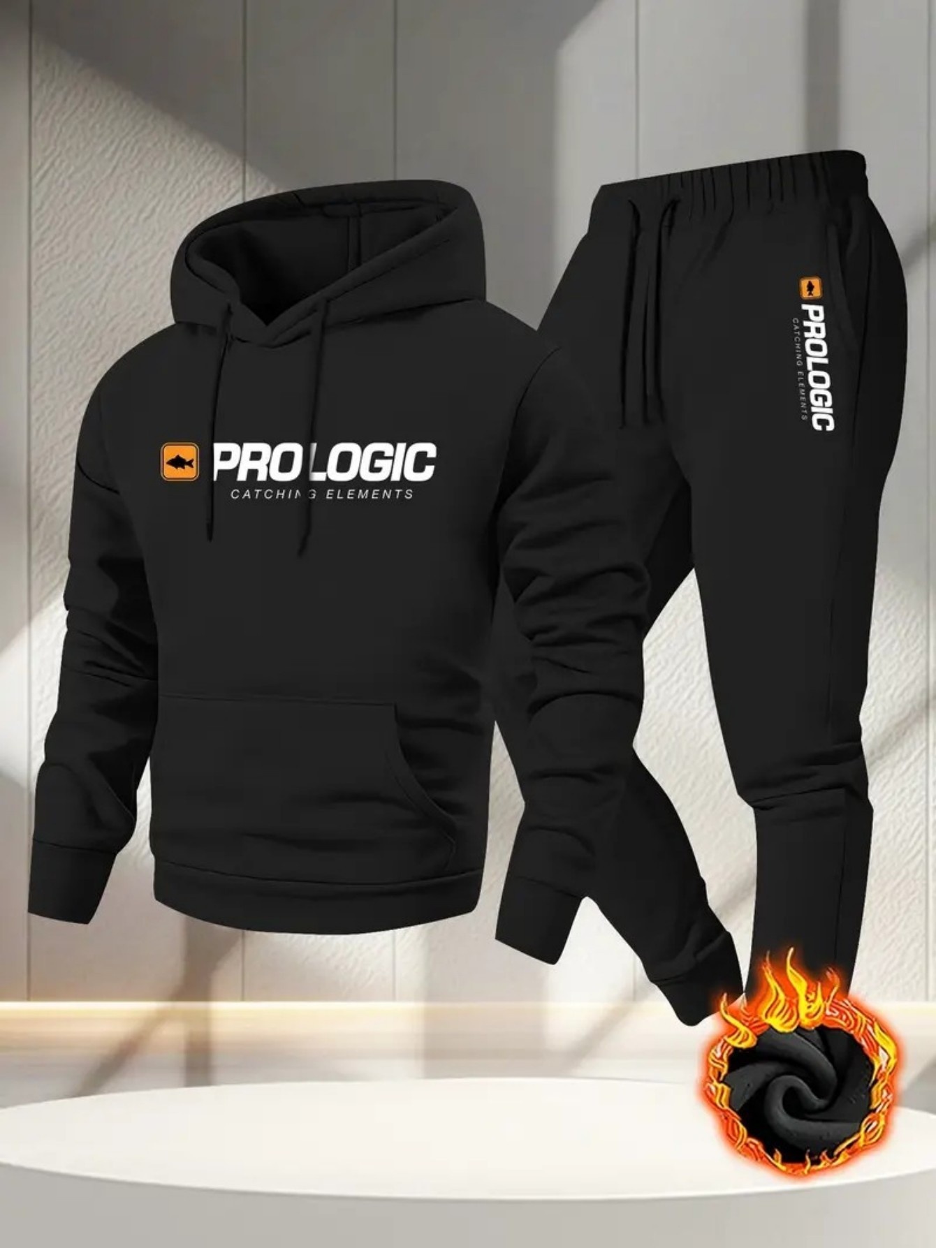 Outdoor Sport Leisure - Hoodie Pria Berlapis Fleece & Celana