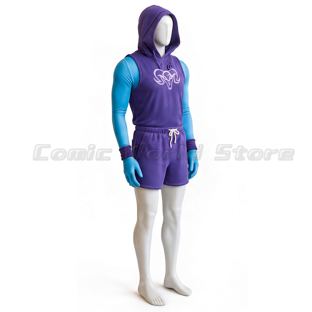 Kostum Cosplay He Man Gym Bro  - Outdoor Sport Hoodie ulasan dan harga