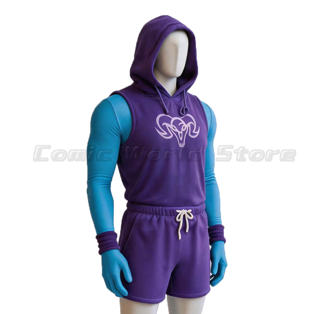 Kostum Cosplay He Man Gym Bro  - Outdoor Sport Hoodie ulasan dan harga