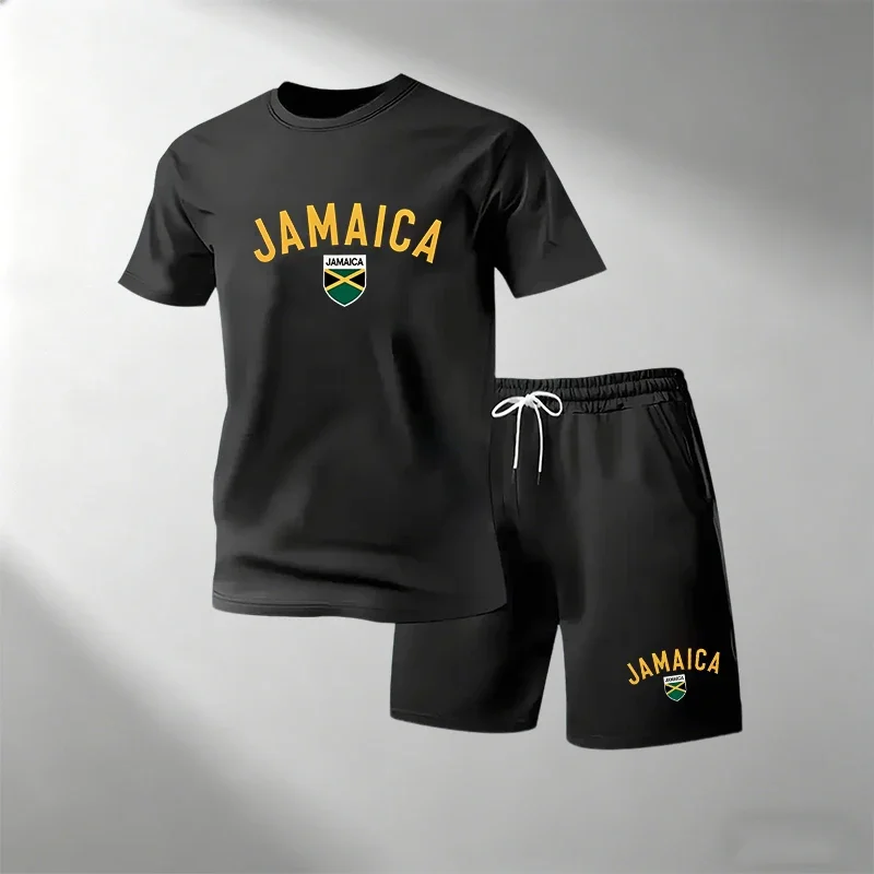 JAMAICA Set Kaos Kasual Musim  - Outdoor Sports Leisure ulasan dan harga