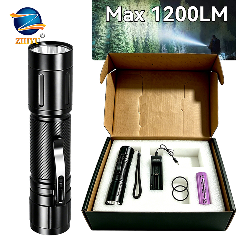 Senter LED Fokus Tetap 1200LM, - Outdoor Spotlight ulasan dan harga