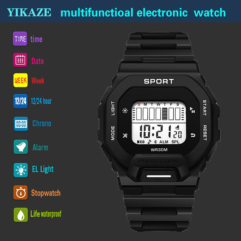 YIKAZE jam tangan olahraga pri - Outdoor Sports Adventure ulasan dan harga