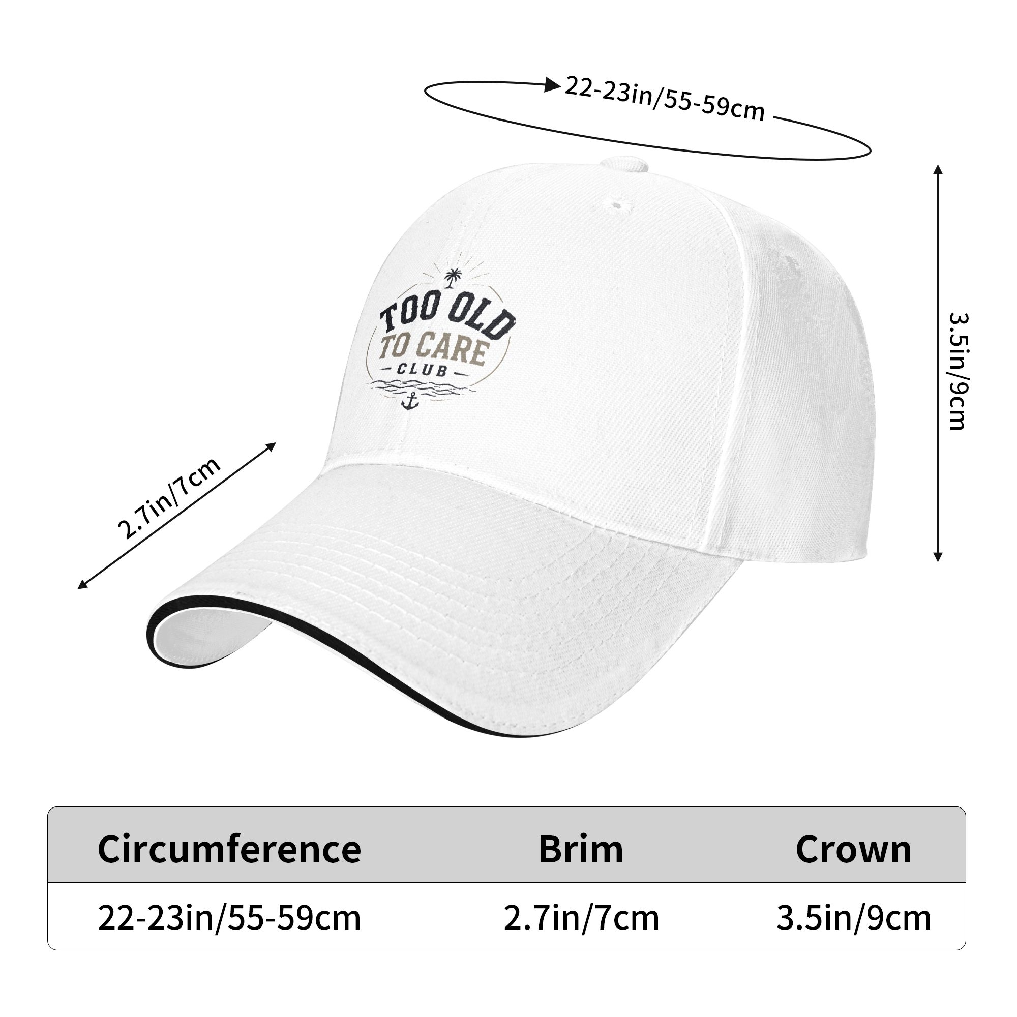 Topi Bisbol Too Old to Care Cl - Outdoor Sport Club ulasan dan harga