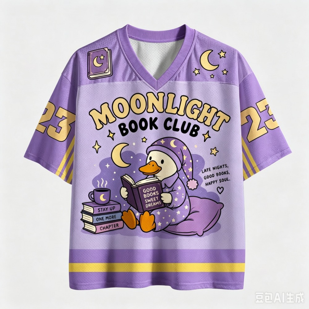 Kaos Pria V-neck Harajuku Moon - Outdoor Sport Club ulasan dan harga