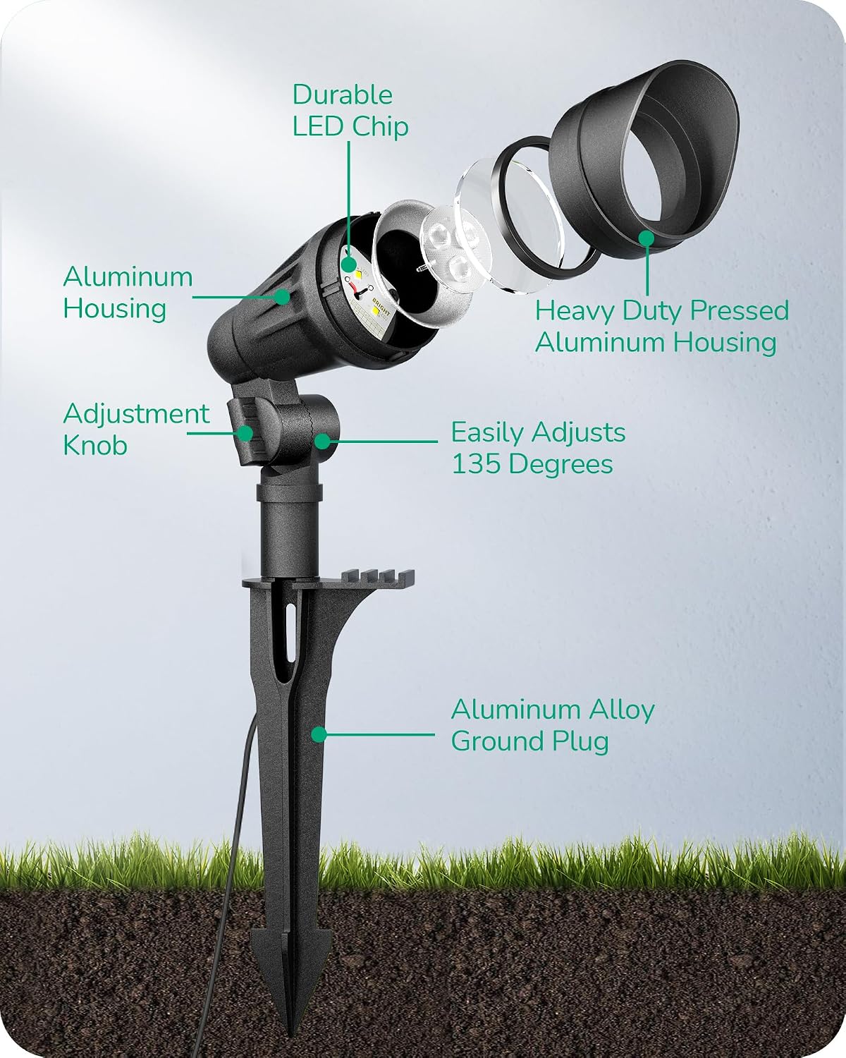 Lampu Sorot Tegangan Rendah de - Outdoor Spotlight ulasan dan harga