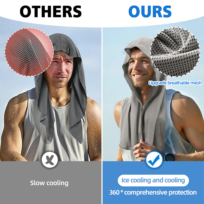 Handuk Hoodie Pendingin - Hand - Outdoor Sport Hoodie ulasan dan harga