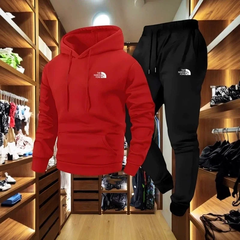 Setelan Kasual Pria Motif Musi - Outdoor Sport Hoodie ulasan dan harga
