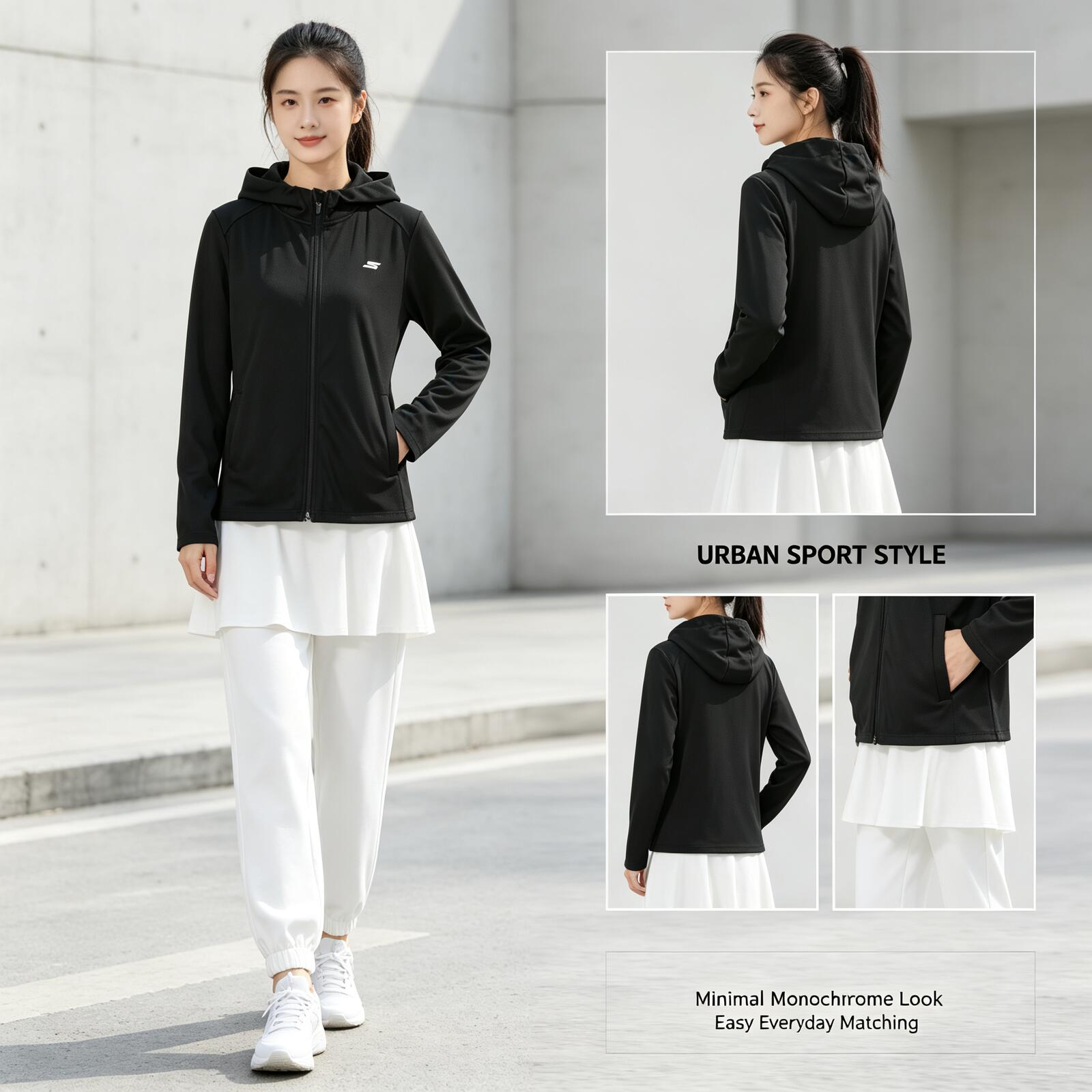 SKECHERS Jaket Hoodie Rajut Ri - Outdoor Sport Hoodie ulasan dan harga